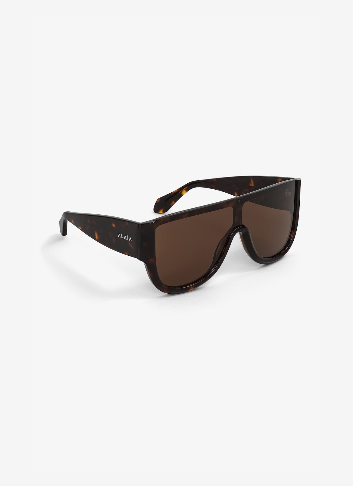 MASK SUNGLASSES ALAÏA BROWN MASK SUNGLASSES